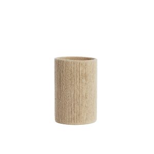 Geribbelde beige lampenkap Light & Living Medana