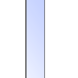 Spatwand Verona 30 cm of 40 cm