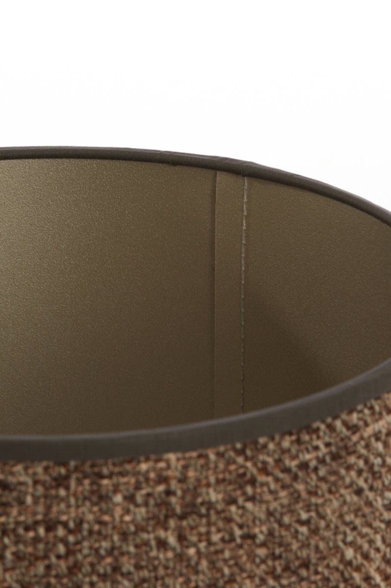 Cilindervormige bruin gekleurde lampenkap Light & Living Saverna - Afbeelding 8
