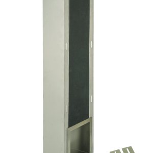 RVS 304 geborsteld inbouwnis reserve toiletrol houder
