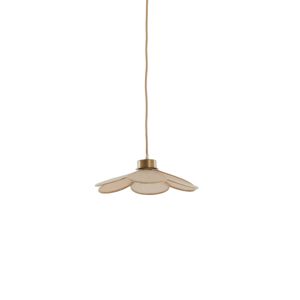 Bloemvormige hanglamp in naturel tint Light & Living Fyano