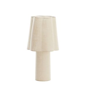 Stoffen tafellamp naturel Light & Living Musaby