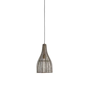 Industriële draad hanglamp met metaalstructuur Light & Living Mariama