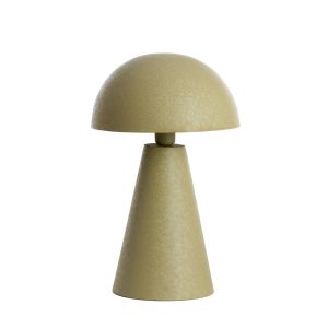Groene cilindervormige bureaulamp Light & Living Surrina