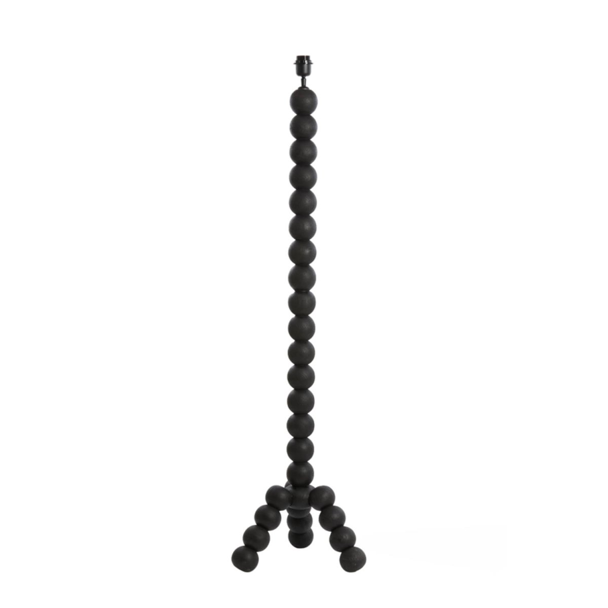 Zwarte lampvoet bolvormig Light & Living Veglio