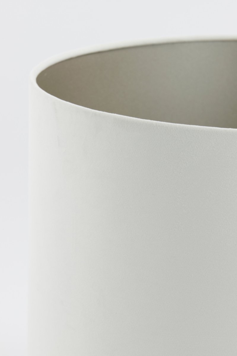 Stoffen lampenkap wit cilindervormig Light & Living Velours - Afbeelding 8