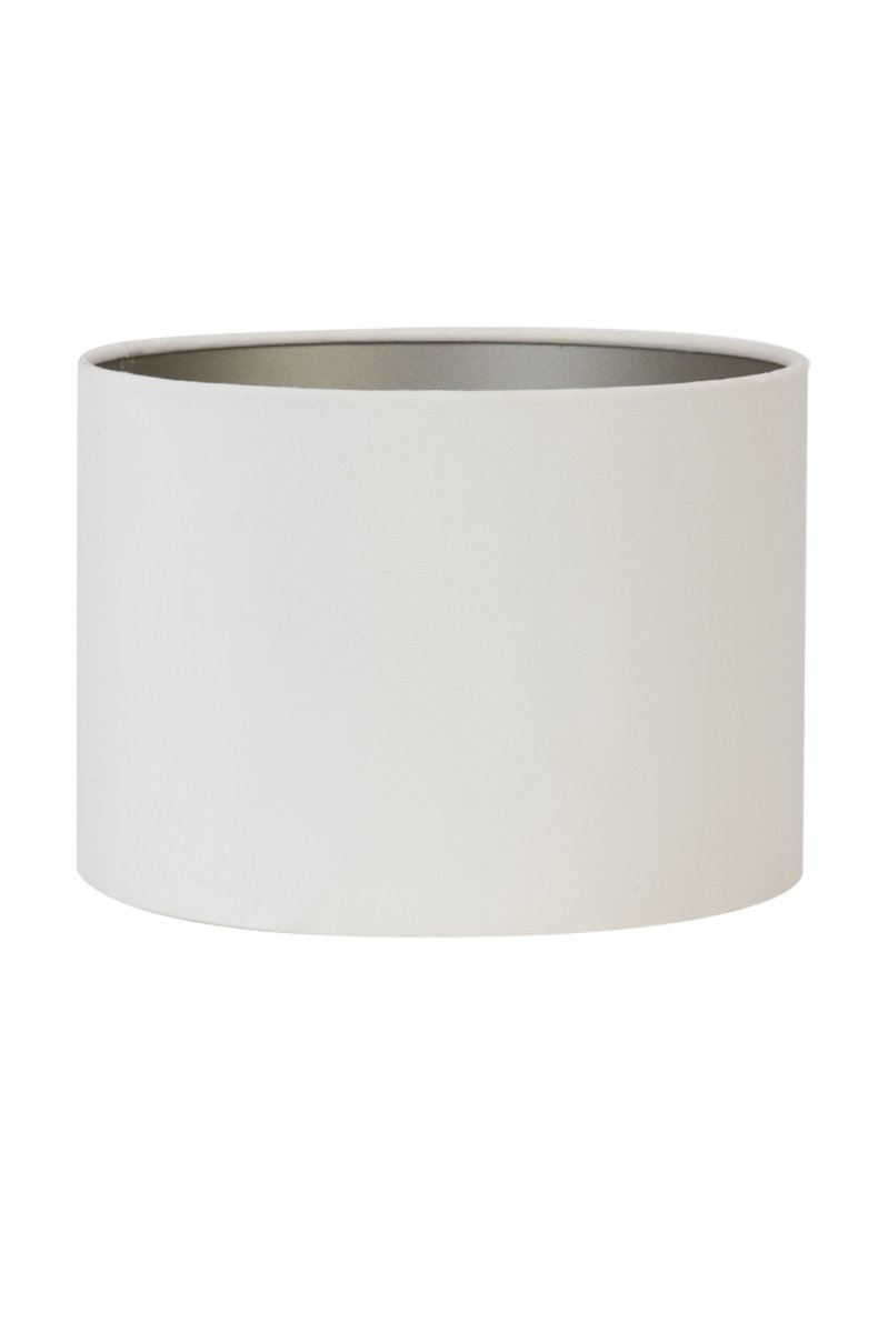 Stoffen lampenkap wit cilindervormig Light & Living Velours - Afbeelding 3