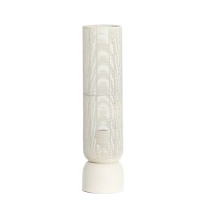 Cilindrische hoge tafellamp off-white Light & Living Lezuza