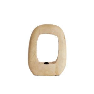 Houten lampvoet ovaal Light & Living Kelafo