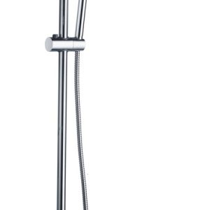 Opbouw regendouche set met thermostaatkraan Chrome