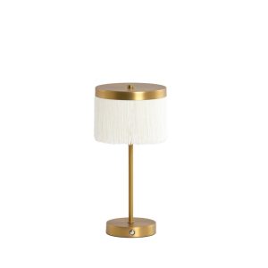 Franje tafellamp goudkleurig Light & Living Diny