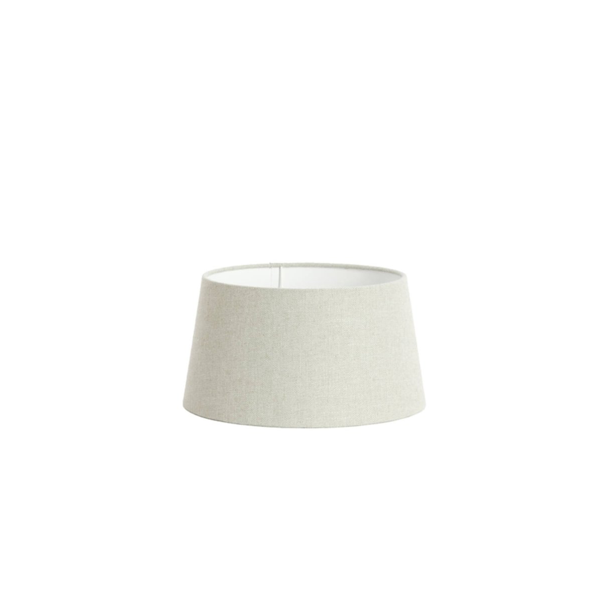 Stijlvolle stoffen lampenkap in beige Light & Living Livigno