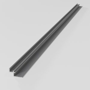 Profiel Binnenhoek Chroom 300 cm (inkortbaar)