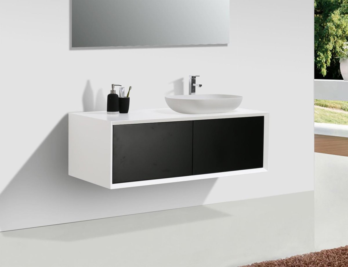 Badmeubel Bellamonte zwart/wit 120 cm - Afbeelding 2