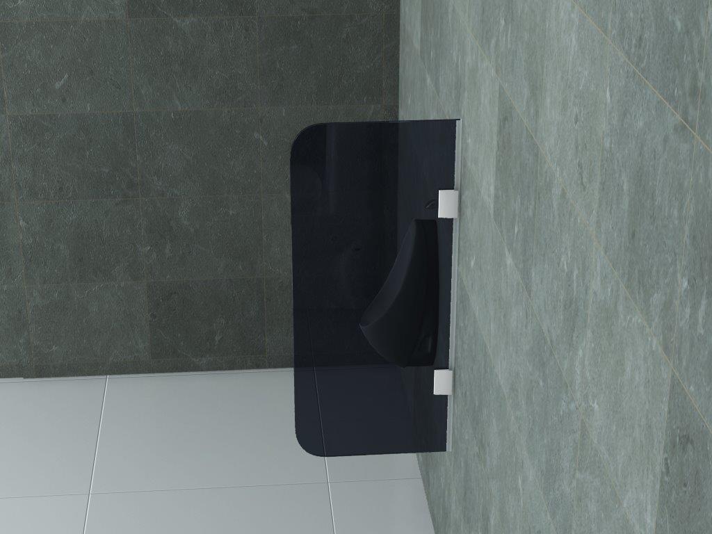 Schaamschot 8 mm donker veiligheidsglas - Afbeelding 4