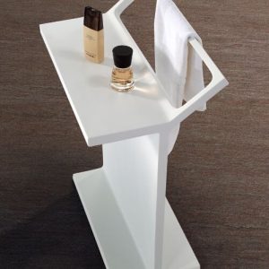 Solid Surface vrijstaande handdoek rek
