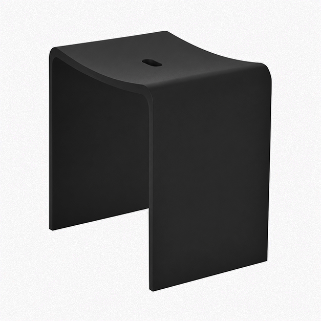 Solid Surface Design Douchekruk Matzwart - Afbeelding 3