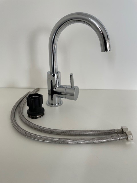 Wastafelkraan Largo Chrome - Afbeelding 3