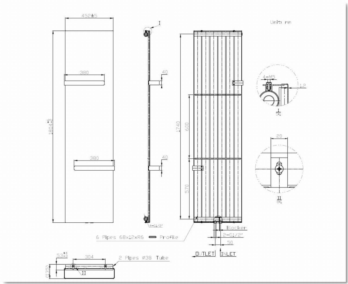 Badkamer Design Paneelradiator Antraciet - Afbeelding 8