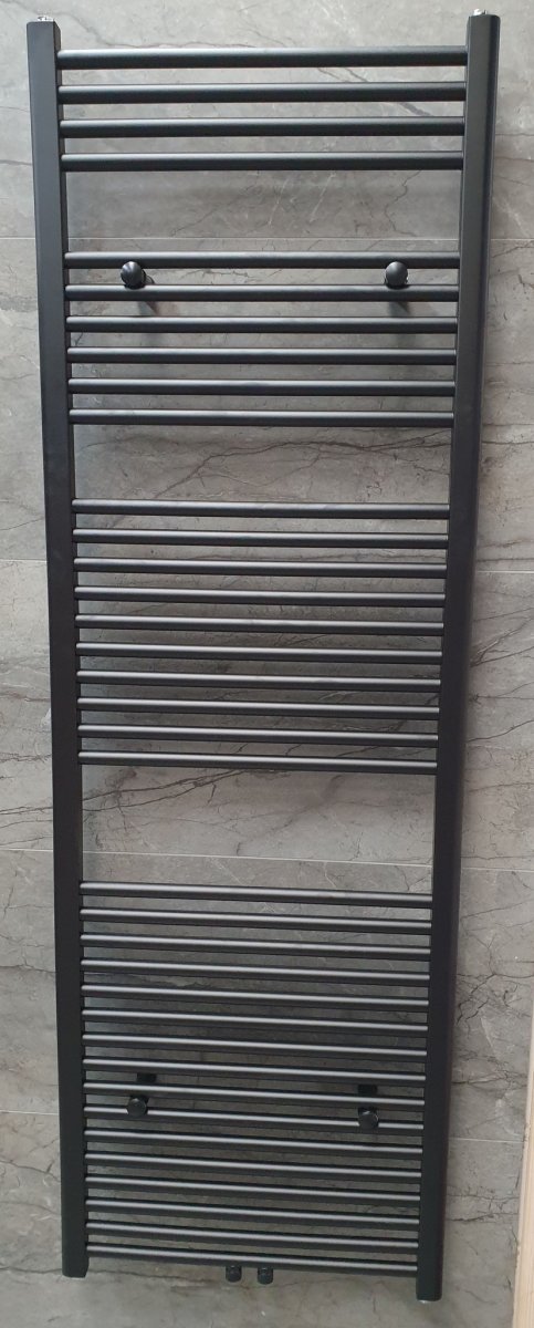 Badkamer designradiator Lydia Grafiet Grijs - Afbeelding 4