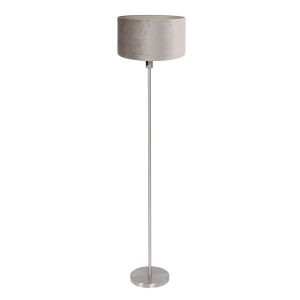 Mexlite Noor vloerlamp – Ø 40 cm – E27 fitting – Zilver