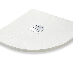 Composiet douchebak kwartrond model 80 cm-90 cm div. kleuren