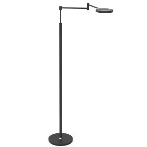 Oplaadbare moderne zwarte vloerlamp met zwenk dimfunctie Steinhauer Soleil