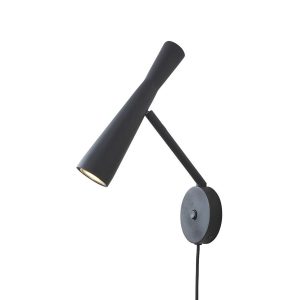 Zwarte metalen retro wandlamp It’s About RoMi Bordeaux