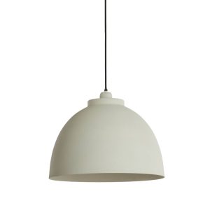 Witte koepelvormige hanglamp Light & Living Kylie