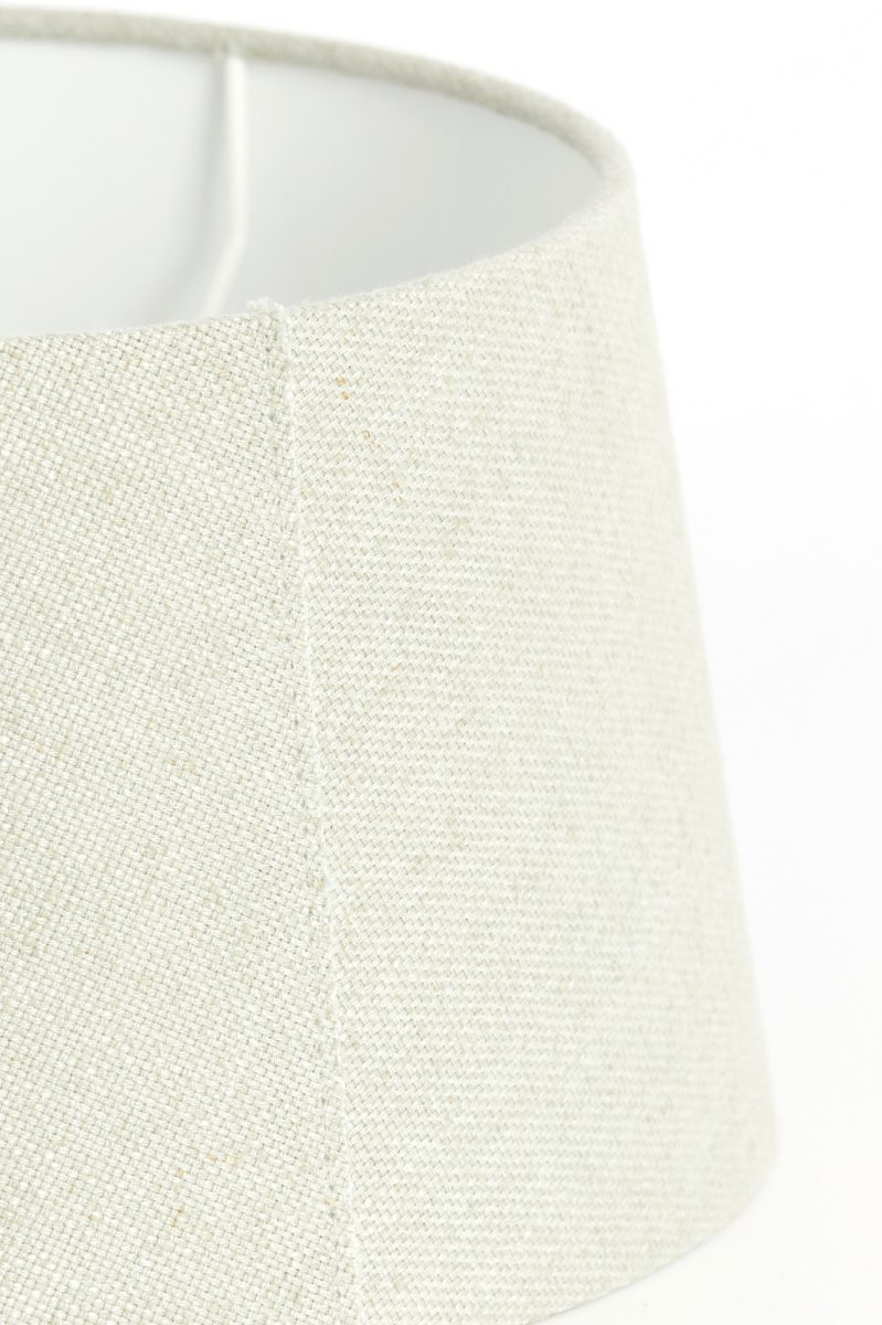 Stijlvolle stoffen lampenkap in beige Light & Living Livigno - Afbeelding 6