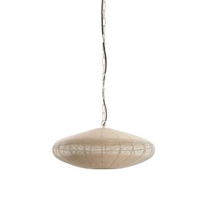 Beige draad hanglamp met luchtig design Light & Living Bahoto