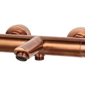 Thermostatische badmengkraan Brons