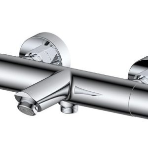 Thermostatische badmengkraan Chrome
