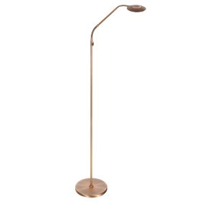 Bronzen accu vloerlamp met flexarm Steinhauer Exclusive Zenith2