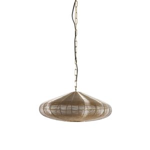 Gouden draad hanglamp hangend Light & Living Bahoto