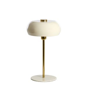 Moderne tafellamp wit-goud Light & Living Surin