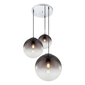 Chromen metalen moderne hanglamp Globo Varus