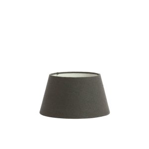 Zwarte stoffen lampenkap Light & Living Livigno
