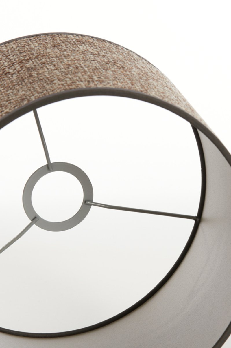 Cilindervormige bruin gekleurde lampenkap Light & Living Saverna - Afbeelding 4