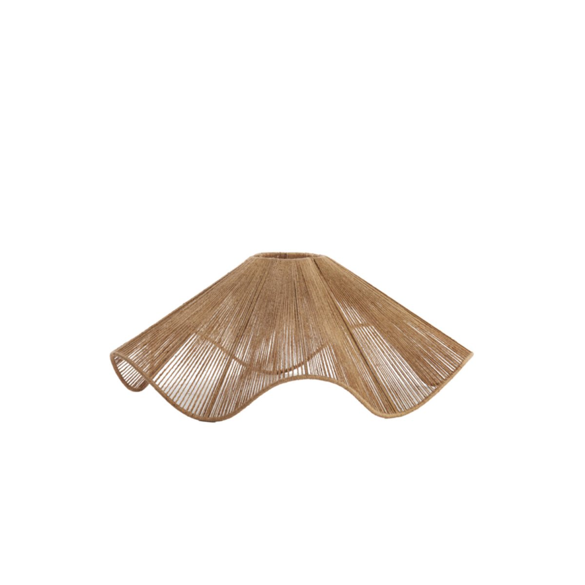Rieten lampenkap golvende vorm Light & Living Fodara