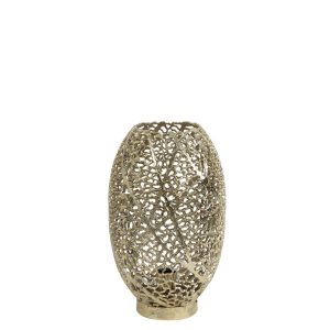 Gouden opengewerkte tafellamp Light & Living Sinula