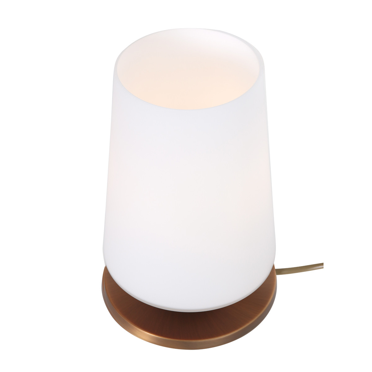 Klassieke melkglas tafellamp brons Steinhauer Ancilla - Afbeelding 9