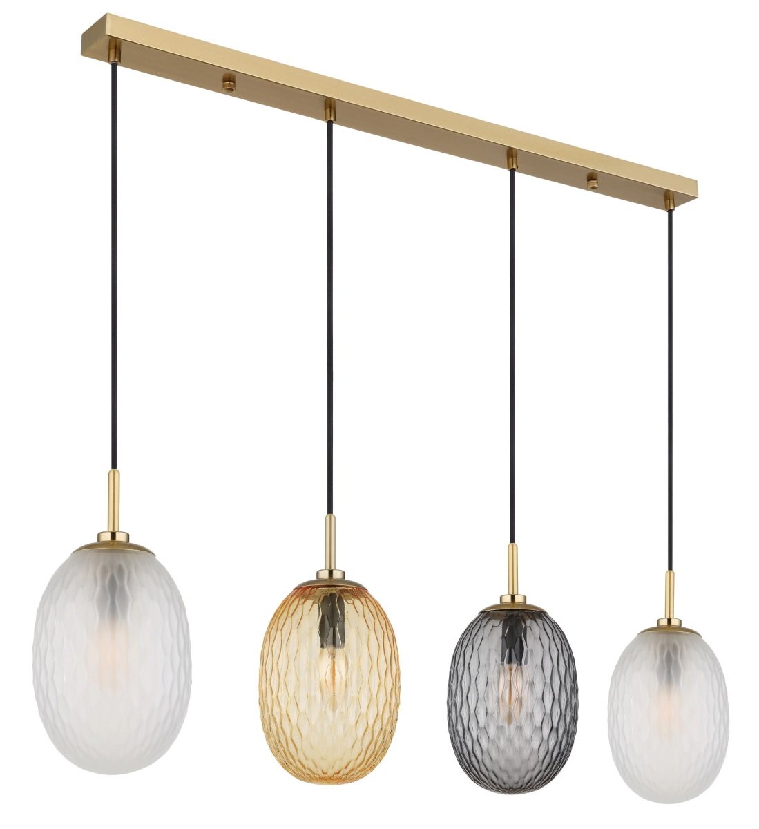 Stijlvolle hanglamp met glazen bollen Devin - Afbeelding 3
