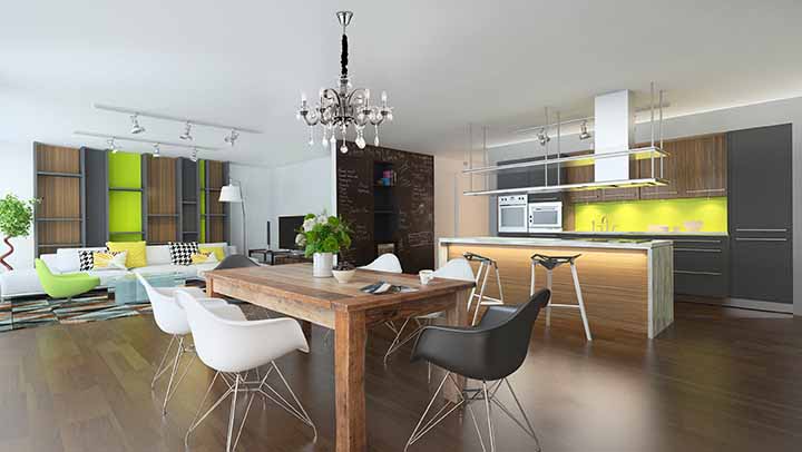 6-lichts moderne kroonluchter chroom Globo Dunja - Afbeelding 6