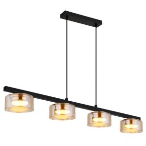 Moderne hanglamp met gouden accenten Higgins