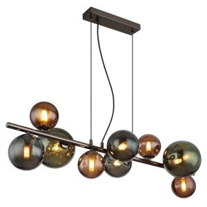 Moderne pendellamp met glasaccenten Riha