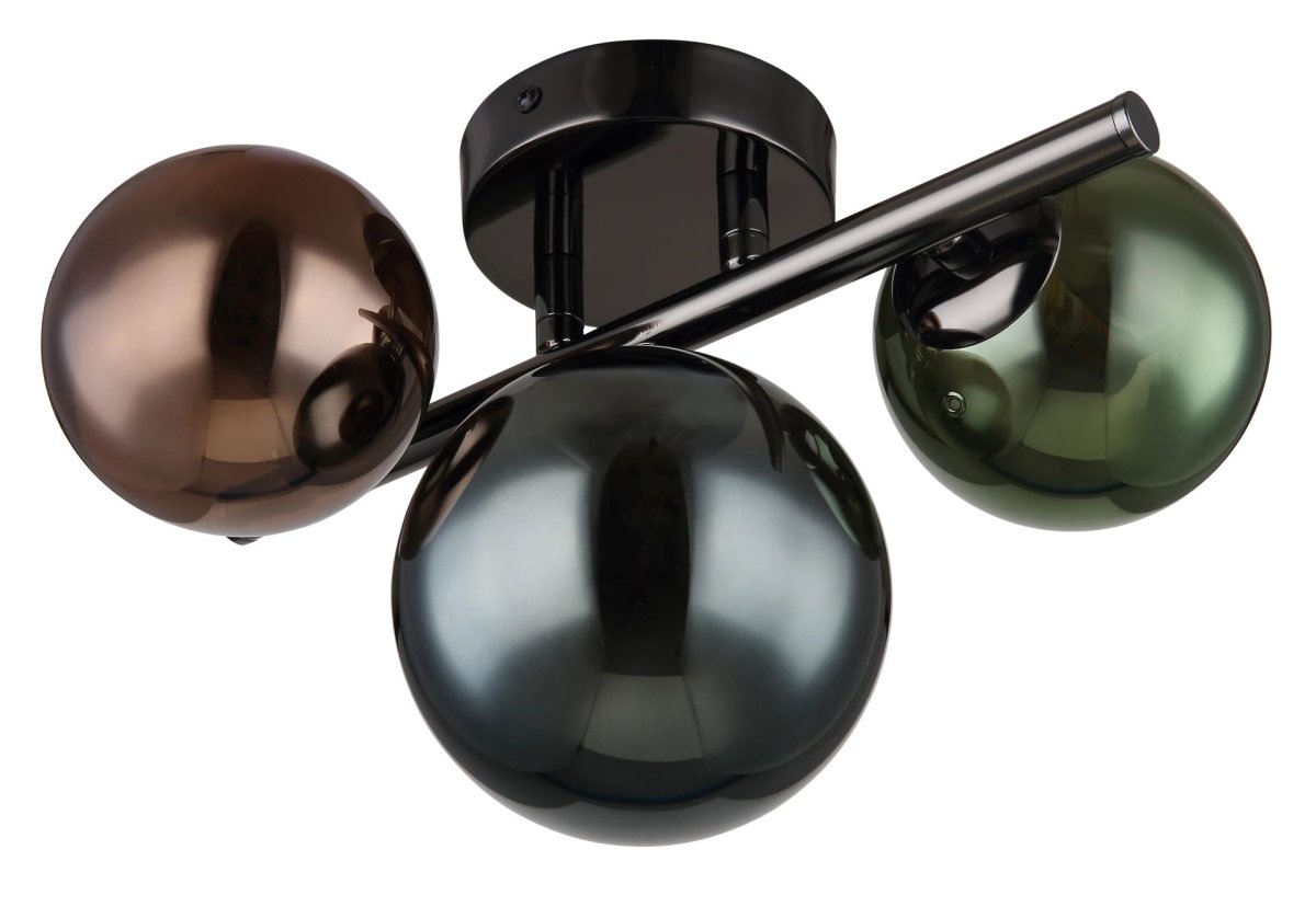 Stijlvolle plafondlamp met glazen bollen Riha - Afbeelding 3