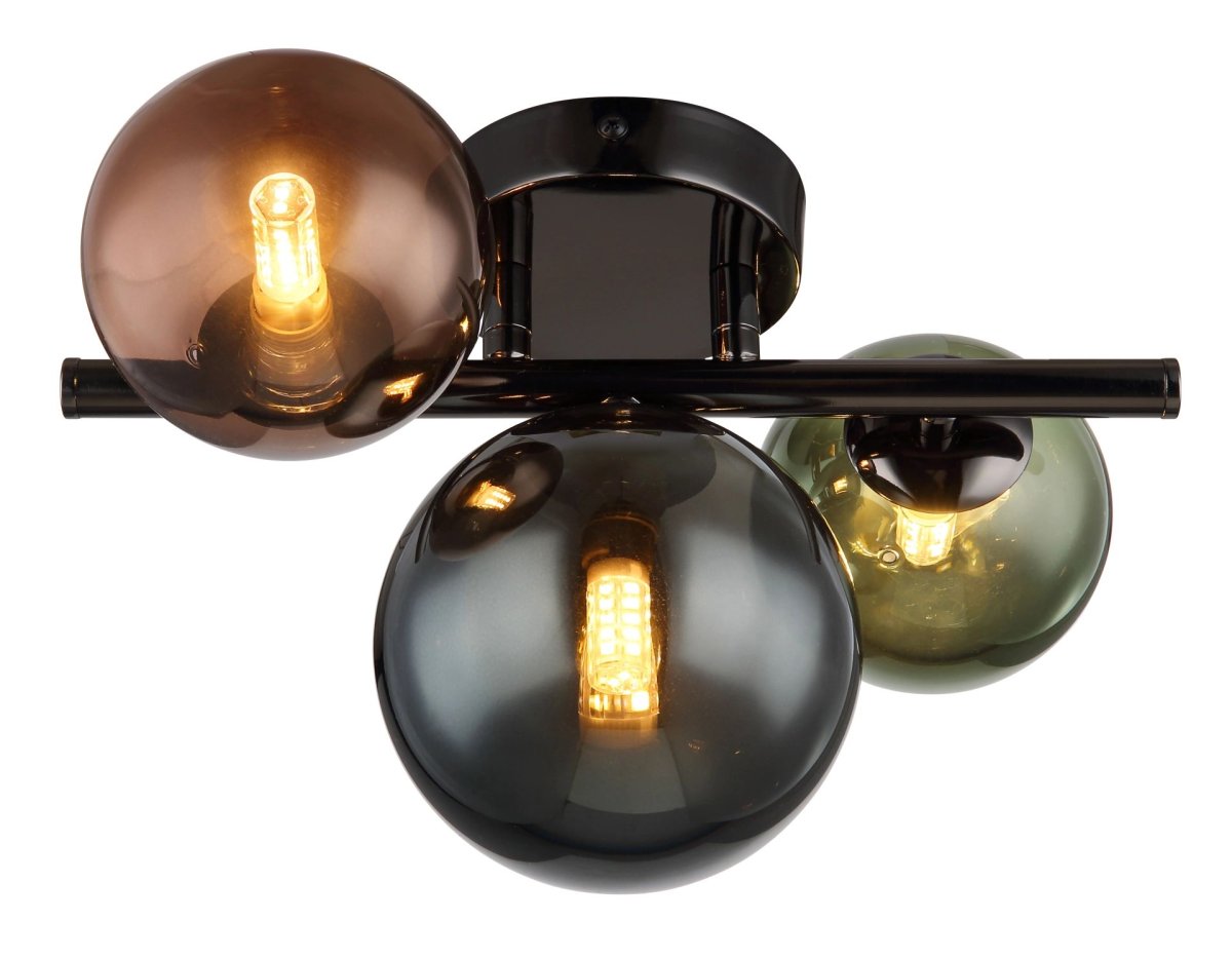 Stijlvolle plafondlamp met glazen bollen Riha - Afbeelding 9