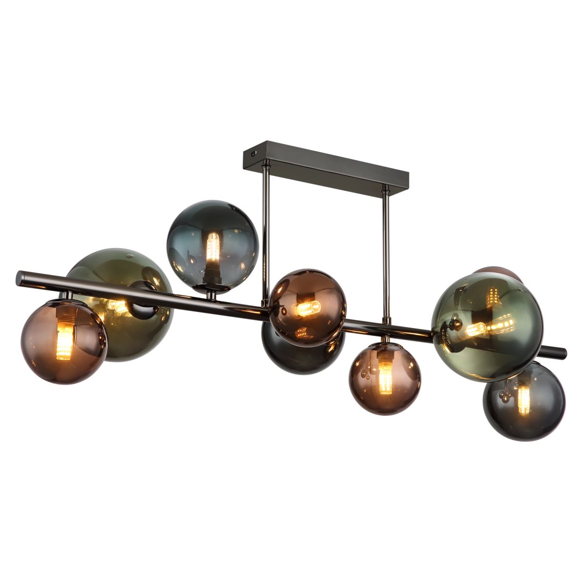 Moderne plafondlamp met glazen bollen Riha - Afbeelding 9