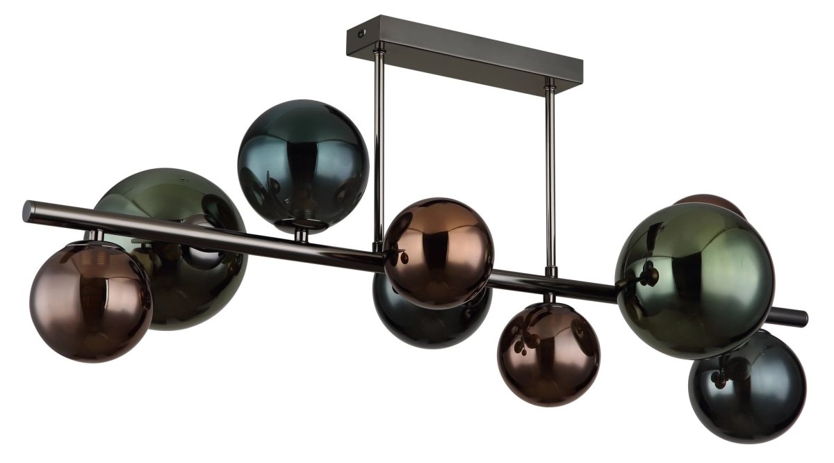 Moderne plafondlamp met glazen bollen Riha - Afbeelding 3